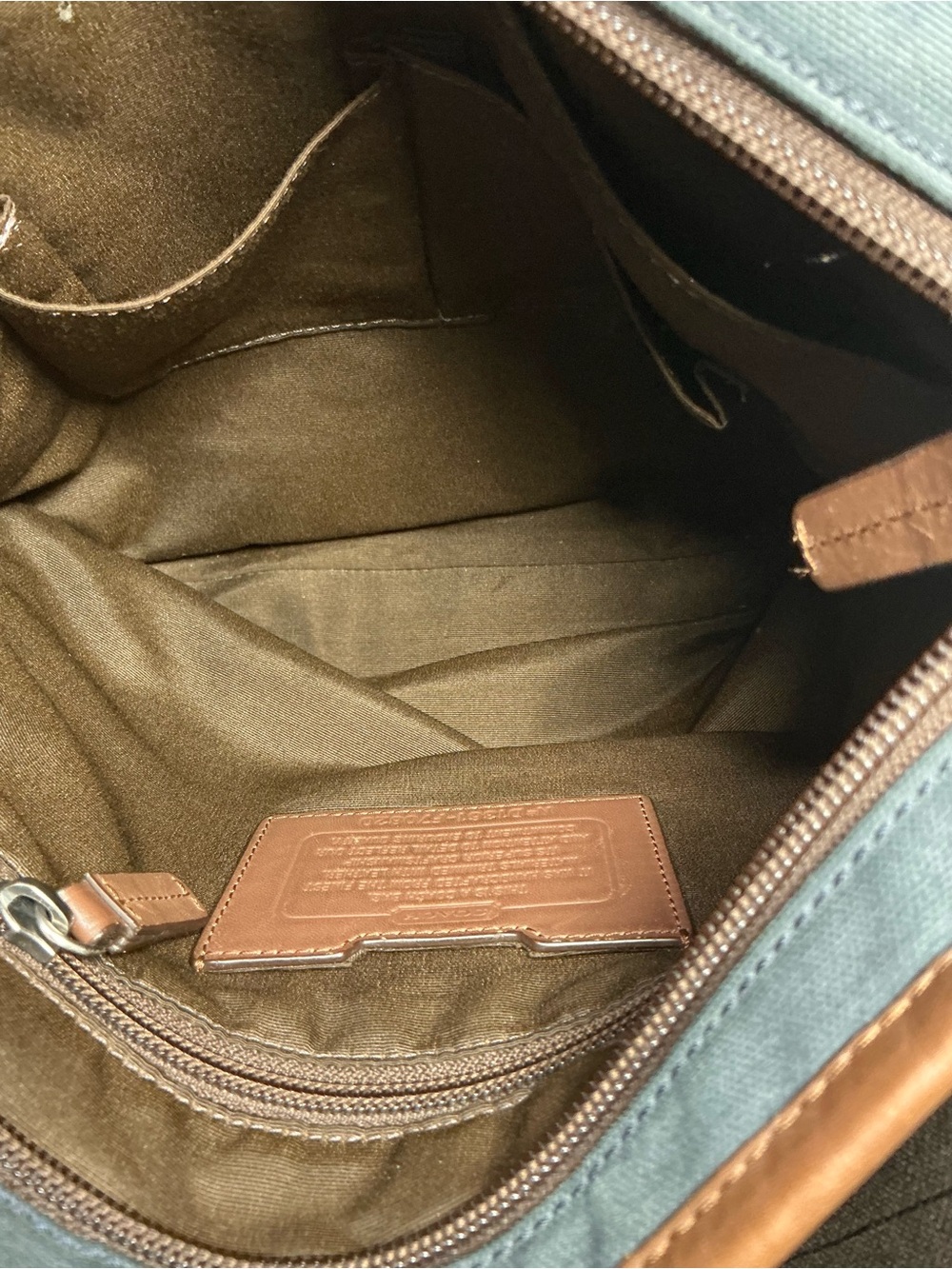 Coach Canvas Leather Crossbody Bag - Picture 4 of 5